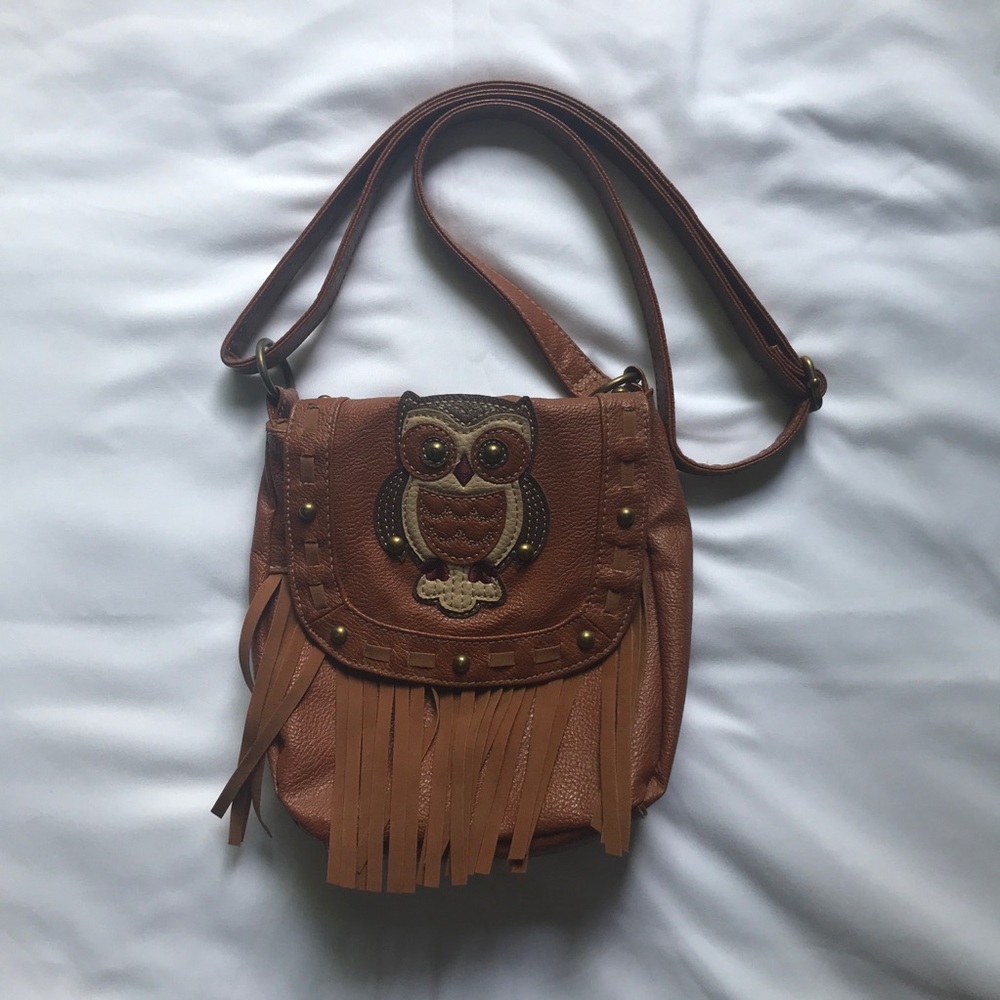 Owl, Fringe Purse